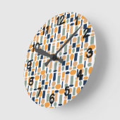 Shape Pattern ラウンド壁時計 (傾斜)