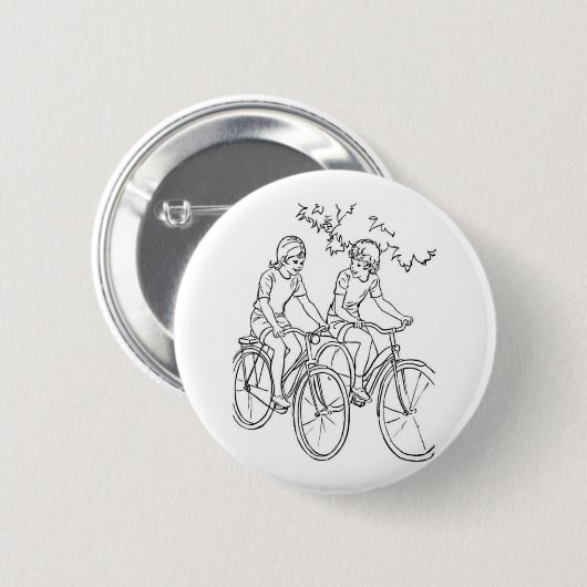 Shape Round Button 缶バッジ (正面&裏面)