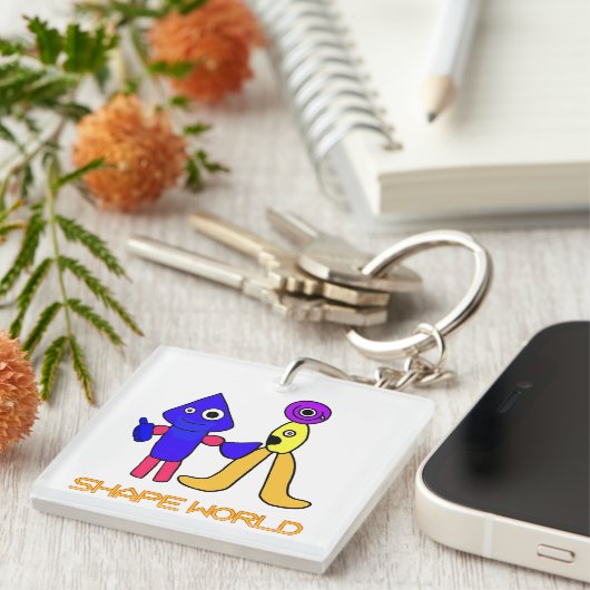 Shape World キーホルダー (正面右)