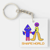 Shape World キーホルダー (正面)