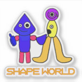 Shape World シール (正面)