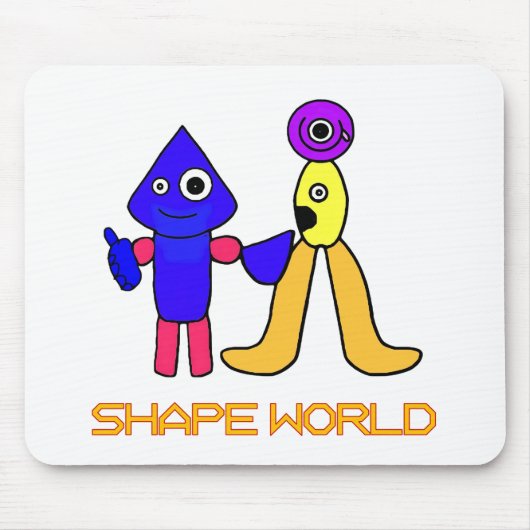 Shape World マウスパッド (正面)