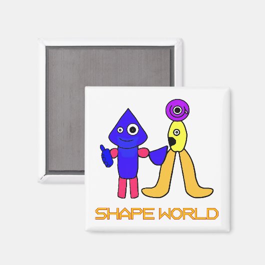Shape World マグネット (正面/裏面)