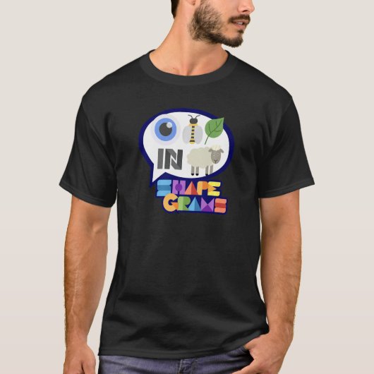 Shapegrams Eye Bee Leaf In Ewe Tシャツ (正面)