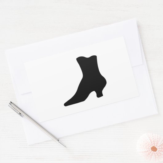 Shapely ビクトリアン Bootヴィンテージエレガントファッション 長方形シール (封筒)