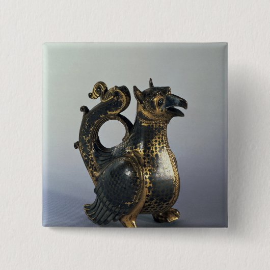 shapeofの水差しグリフィン 缶バッジ (正面)