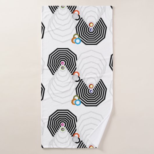 Shapes and Colors Bath Towel Set バスタオルセット (バスタオル)