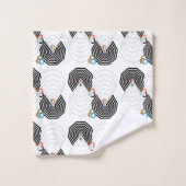 Shapes and Colors Bath Towel Set バスタオルセット (ウォッシュタオル)