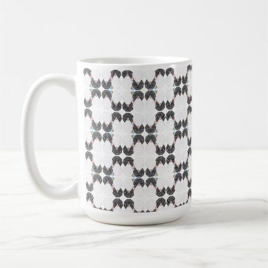 Shapes And Colors Teapot コーヒーマグカップ (左)