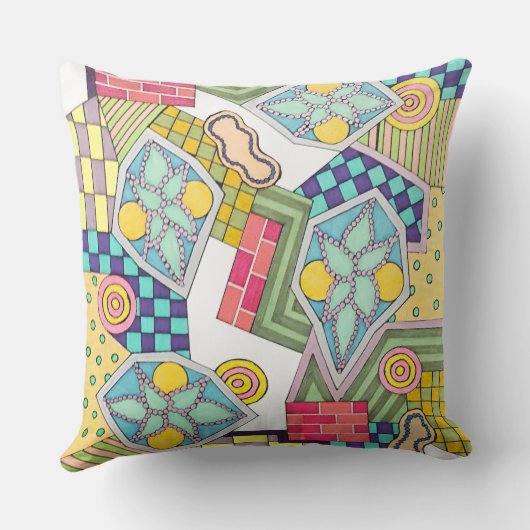 Shapes and Sequins クッション (裏面)