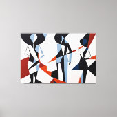 Shapes in Dialogue キャンバスプリント (正面)