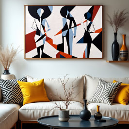 Shapes in Dialogue キャンバスプリント