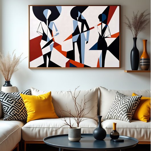 Shapes in Dialogue キャンバスプリント