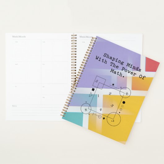 Shaping Minds Math Power | Inspiring Education プランナー手帳 (ディスプレー)