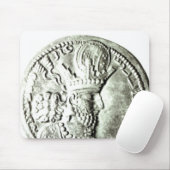 Shapur IIのプロフィールを描写する硬貨 マウスパッド (マウス)