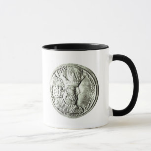 Shapur IIのプロフィールを描写する硬貨 マグカップ