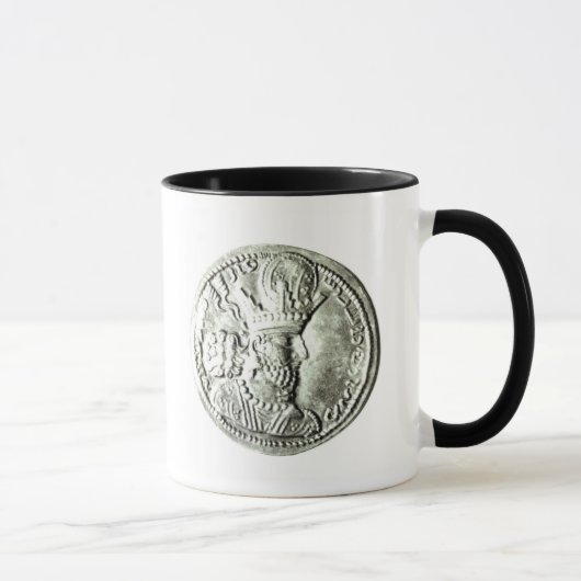 Shapur IIのプロフィールを描写する硬貨 マグカップ (右)