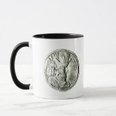 Shapur IIのプロフィールを描写する硬貨 マグカップ (左)
