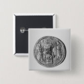 Shapur IIの硬貨の逆 缶バッジ (正面&裏面)