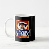 Shaquille Oatmeal Funny Meme  コーヒーマグカップ (左)