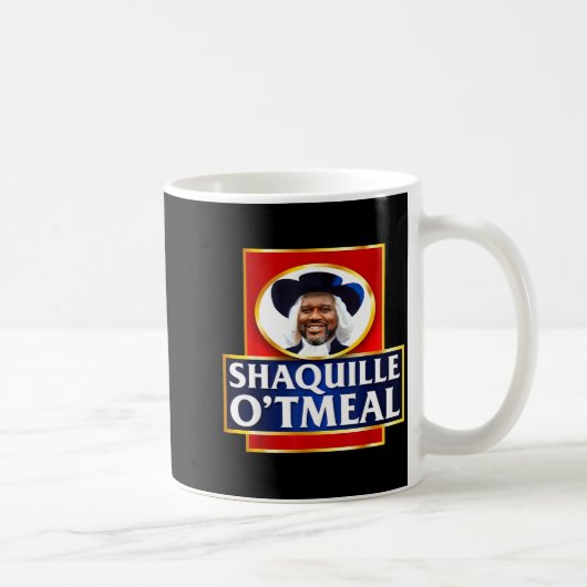 Shaquille Oatmeal Funny Meme  コーヒーマグカップ (右)