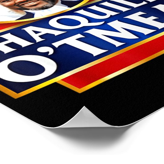 Shaquille Oatmeal Funny Meme  ポスター (角)