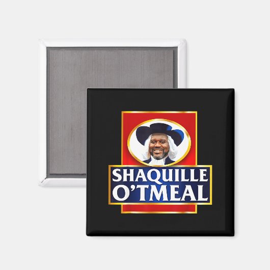 Shaquille Oatmeal Funny Meme  マグネット (正面/裏面)
