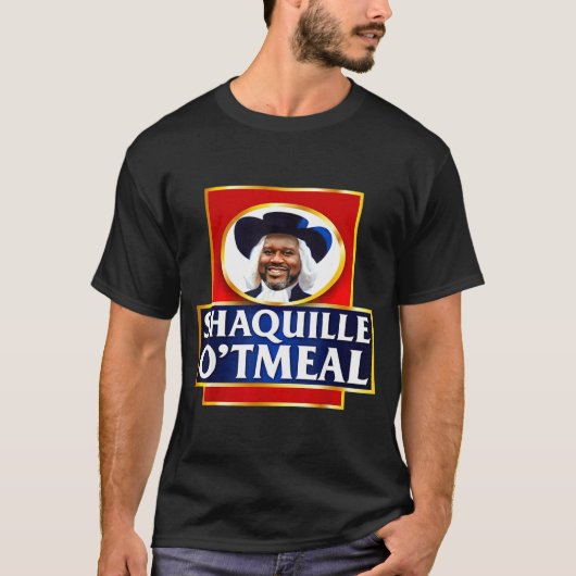 Shaquille Oatmeal Funny Meme  Tシャツ (正面)