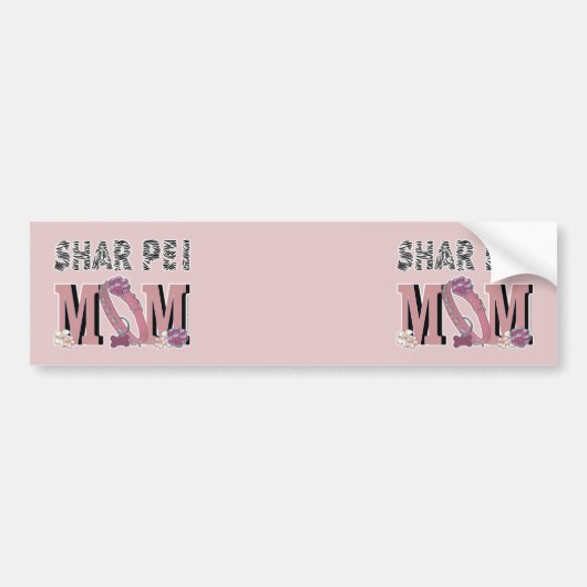 Shar Peiのお母さん バンパーステッカー (正面)