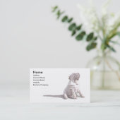 Shar-peiのプロフィールカード 名刺 (スタンド正面)