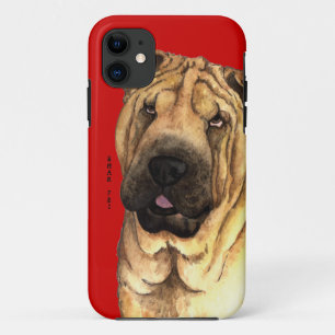 Shar-Pei色のブロック iPhone 11 ケース