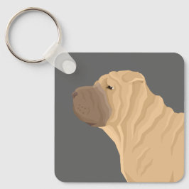 Shar Pei キーホルダー