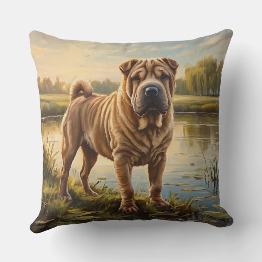 Shar Pei クッション (裏面)