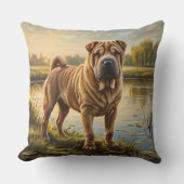 Shar Pei クッション (正面)