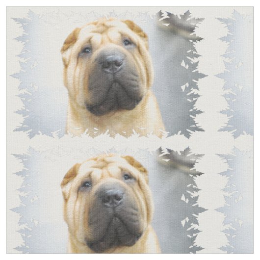 Shar Pei ファブリック (クローズアップ)