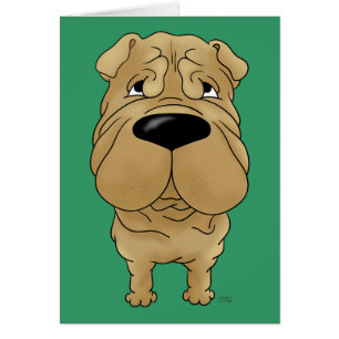 Shar-Pei -大きい鼻およびお尻