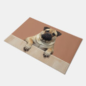 Shar-Pei Dog Doormat Art ドアマット (アングル)