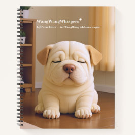Shar Pei Puppy - Soft Serenity by WangWang ノートブック