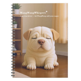 Shar Pei Puppy - Soft Serenity by WangWang ノートブック