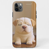 Shar Pei Puppy - Soft Serenity by WangWang Case-Mate iPhoneケース (裏面)
