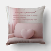 Shar Pei Puppy – Sweet Embrace by WangWang クッション (裏面)