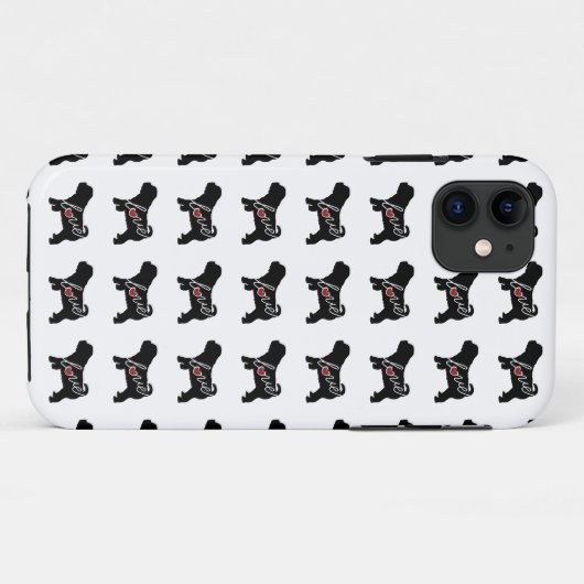 Shar Pei (Sharpei) Case-Mate iPhoneケース (裏面(横))