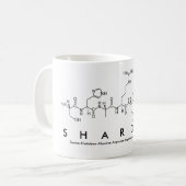Shardayペプチド名mug コーヒーマグカップ (正面左)