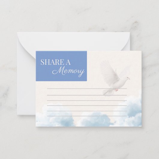 Share A Memory Card ノートカード (正面)