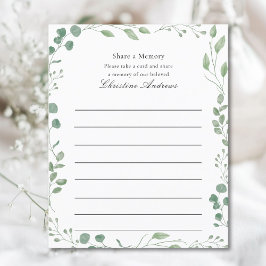 Share a Memory Funeral Service Attendance