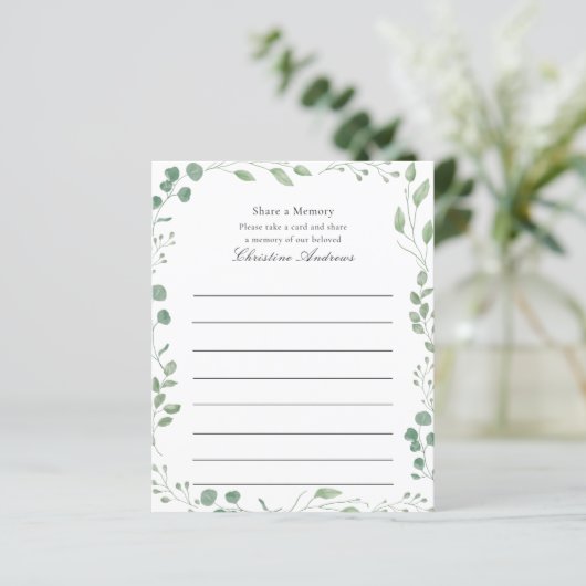 Share a Memory Funeral Service Attendance (スタンド正面)