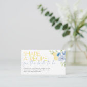 Share a recipe card Main Squeeze Bridal Shower エンクロージャーカード (スタンド正面)