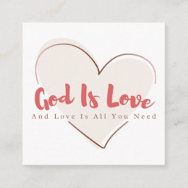 Share Gods Love Gospel Tract Calling Card コーリングカード
