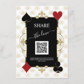 Share The Love Photo Wedding QR Code Sign メニュー (裏面)