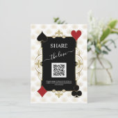 Share The Love Photo Wedding QR Code Sign メニュー (スタンド正面)